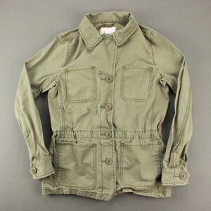 Madewell Chore Utility Jacket Womens XS Green Cotton Workwear